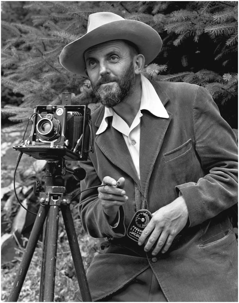 Ansel Adams and camera