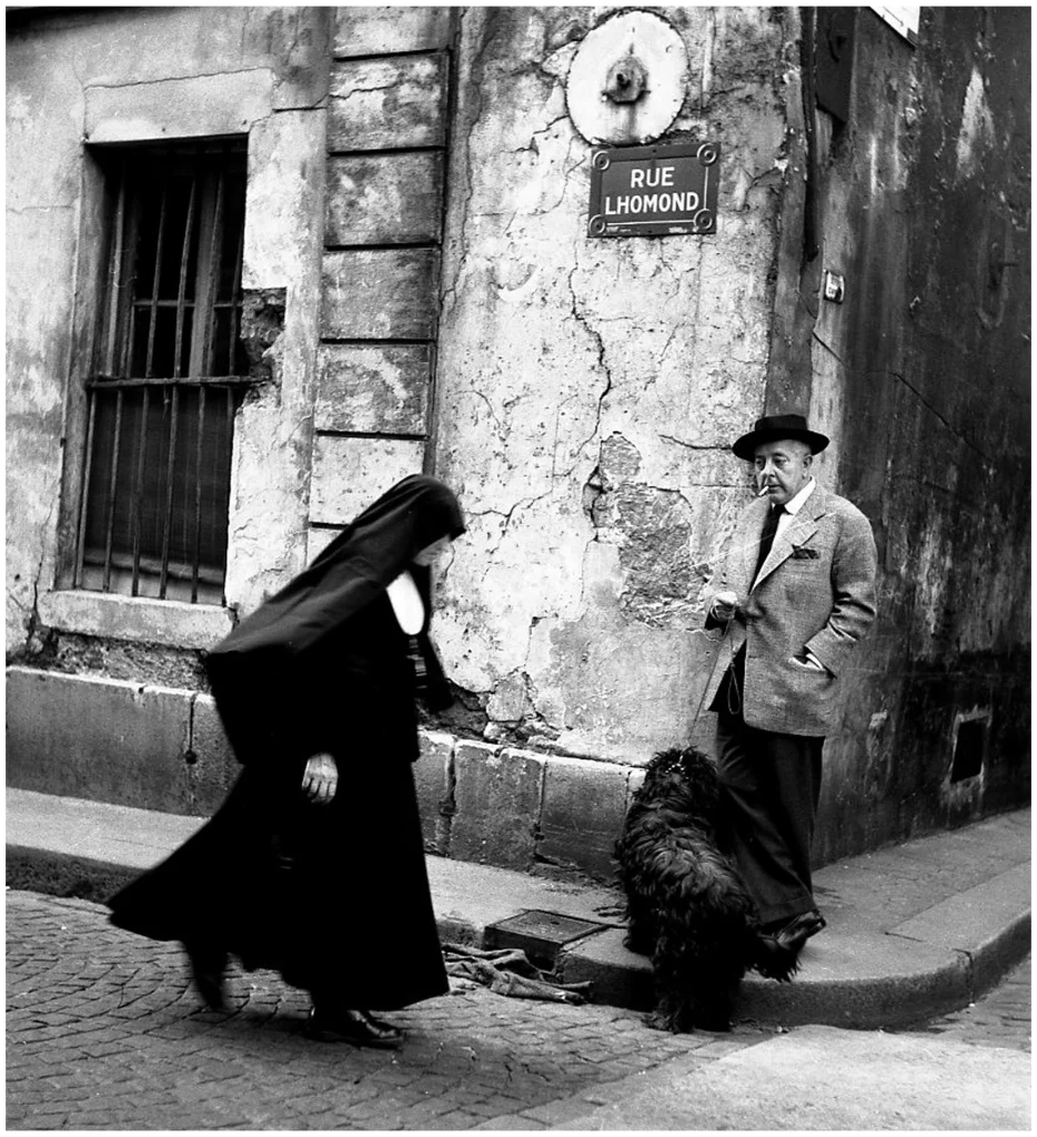 Jacques Prevert Rue Lhomond Paris 1955 Robert Doisneau