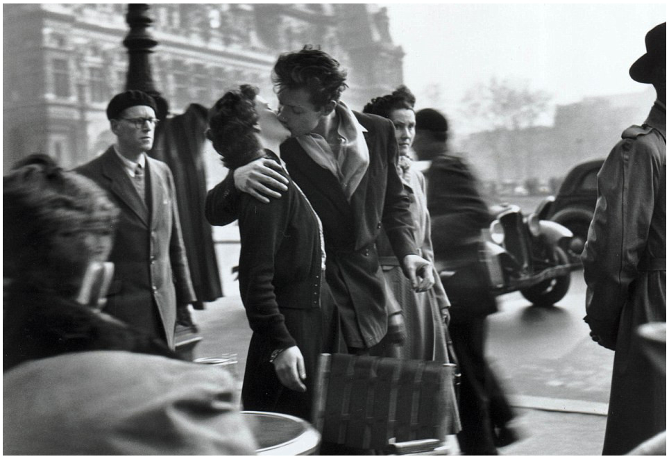 el beso the kiss Robert Doisneau Paris