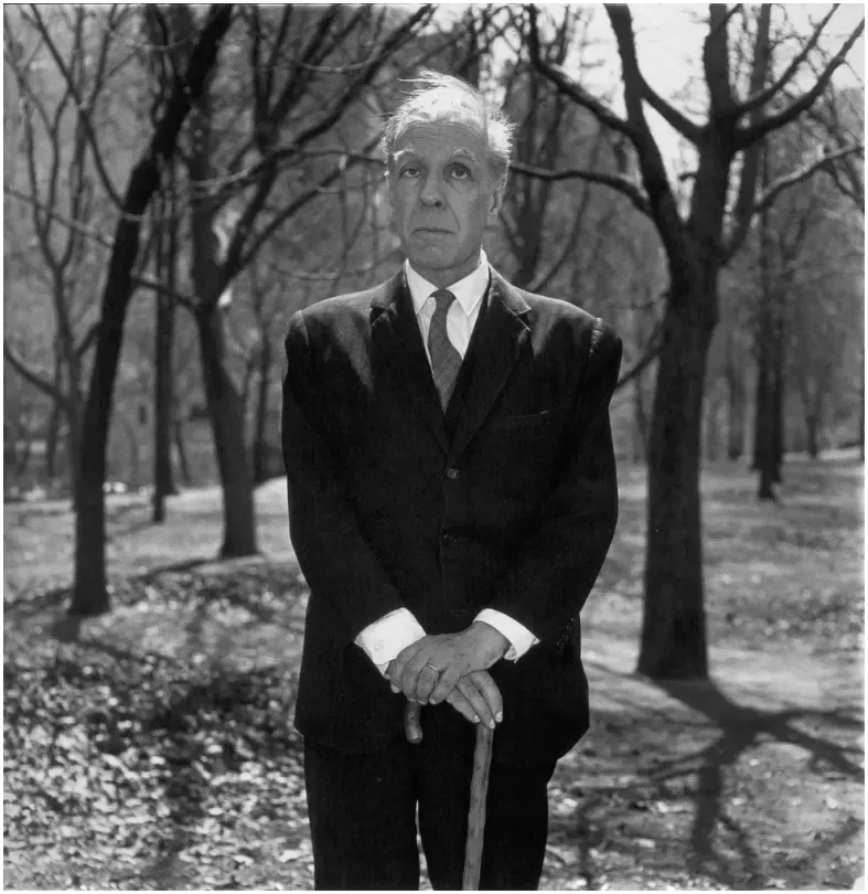 jorge luis borges by diane arbus